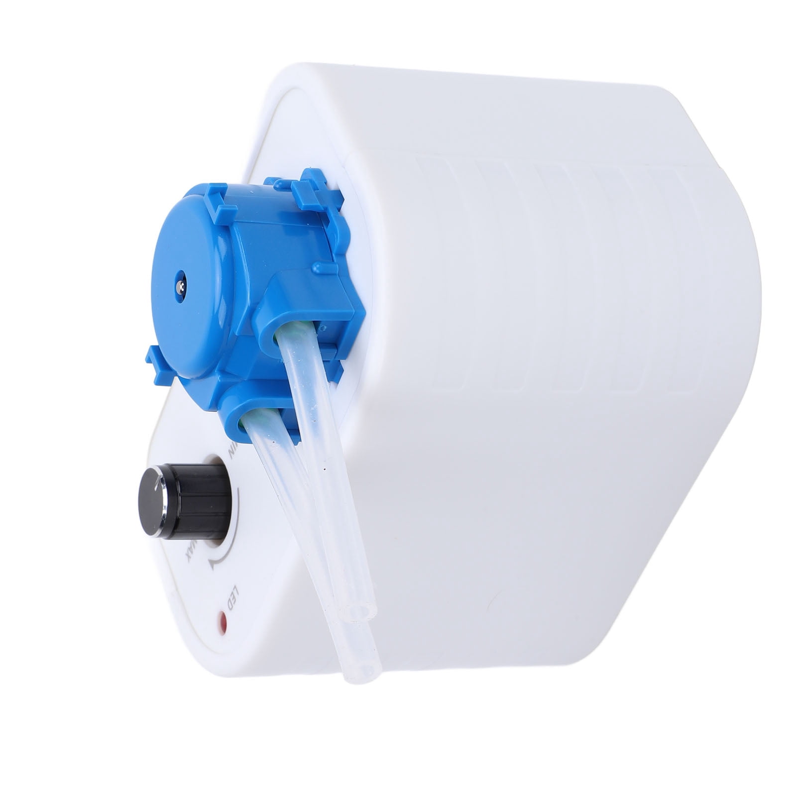 YAHHU Small Peristaltic Pump Adjustable Speed 12V Liquid Dosing Pump for Lab Scientific Research and Aquarium Use, Mini Peristaltic Liquid Pump with Variable Flow Rate (6.69 in / 17.00 cm)