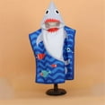 thumbnail image 2 of Cute Hooded Beach Towels for Kid Boys Girls Swim Cover-ups Cloak Soft Absorbent Quick-Drying Bathrobe, 2 of 2