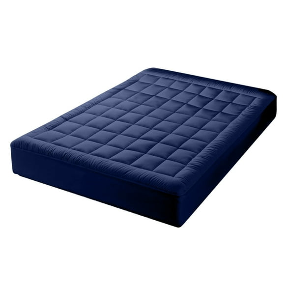 Mattress Topper Full Double Layer Mattress Topper Cotton Top Fitted Mattress Cover Pocket Mattress Pad Protector Soft Noiseless Mattress Pad Twin Mattress Protector,Twin Mattress Topper