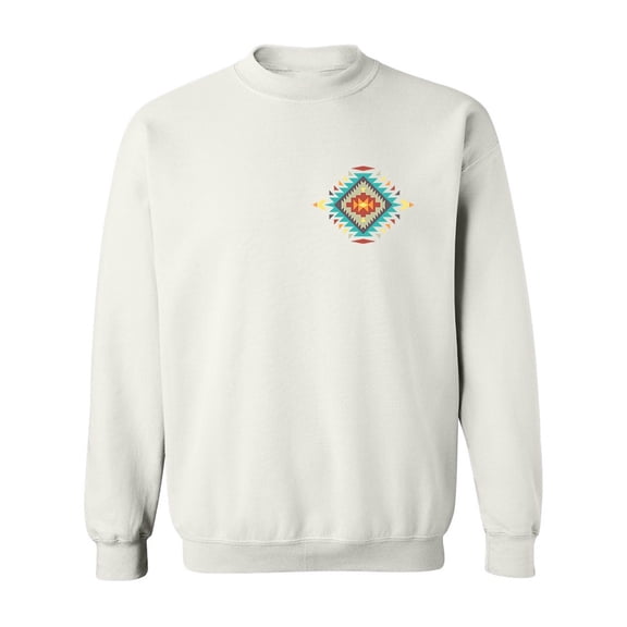 Colorful Pattern Design Sweatshirt Men -Image by Shutterstock, Male x-Large