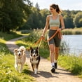 thumbnail image 5 of Cififendec Dual Dog Shock Absorbing Leash, 4.92ft, Reflective Bungee Two Way Splitter Walking Rope for Two Dogs Outdoor Hiking Training, 5 of 5