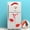 B, variant on TOPRenddon Christmas Snowman Refrigerator Sticker Set Cute Snowman Fridge Stickers Decoration for Fridge Wall Door Party Supplies Home Decoration