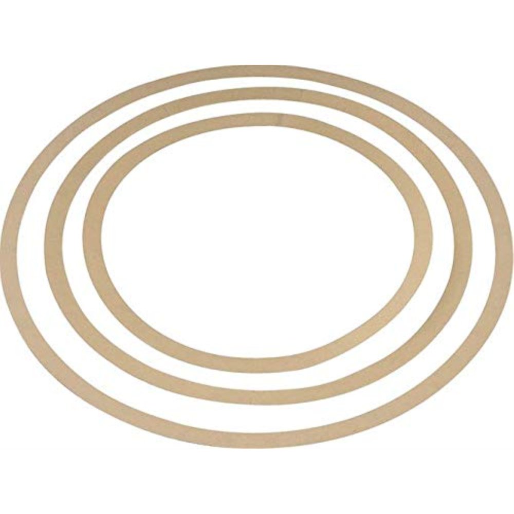 O Ring Set, Self Adhesive, One 8" Clear Dot, Five O Ring Sets, 8" 13