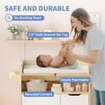thumbnail image 4 of Wanan Baby Changing Table Dresser with 3 Drawers and 1 Storage Shelves, 4 of 7