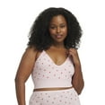 thumbnail image 2 of Mills by Millie Bobby Brown Women's Softie Ribbed V-Neck Bralette, Sizes XS-XXXL, 2 of 9