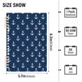 thumbnail image 2 of FORMRS 1-Subject Spiral Notebook 8" x 5" College Ruled 60 Refillable Sheet A5 Hard Cover, Navy Blue Anchors Pattern, 2 of 7