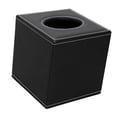 thumbnail image 2 of Caja de pañuelos desechables de poliuretano, dispensador de pañuelos, caja para servilletas, 2 colores a elegir Negro, 2 of 9