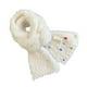 thumbnail image 4 of Accesorio cálido de invierno para mujer con estilo elegante Bufanda de felpa adornada con botones de moda, 4 of 8