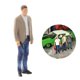 thumbnail image 5 of 1 pieza Mini Diorama pintada Cool Rider Doll Building Train Road Buliding estilo 2 Sunnimix escenario de personas mini figura, 5 of 8