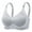Womens Bras White, variant on Womens Everyday Bras, Women's Seamless Wireless Supportive Bra Push Up Comfort Soft No Underwire Full Coverage Deep V T-Shirt Bra M-2XL