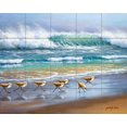 thumbnail image 1 of Tile Mural Kitchen Backsplash - Piper Wave-SK - by Sung Kim, 1 of 1
