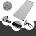 thumbnail image 4 of 180cmx80cm Ultra-light Polar Fleece Sleeping Bag Outdoor Camping Tent Bed Travel Warm Sleeping Bag Portable Camping Accessories (Gray), 4 of 7