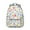 White Dog Paw, variant on Yellow Dog Paw Footprint Backpack for School,Cute School Bag,Schoolbag with Adjustable Shoulder Straps & Padded Back,15.3"x11"x7.1".