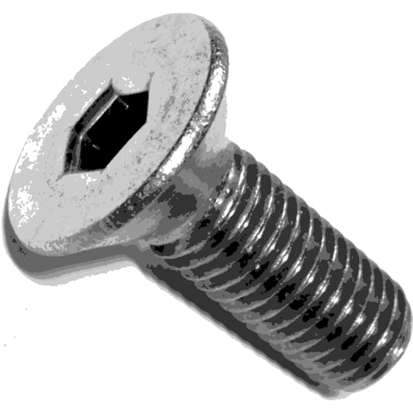 Sujetador difícil de encontrar 014973181918 Tornillos de cabeza hueca 1/4-28 x 3/4 pieza-8