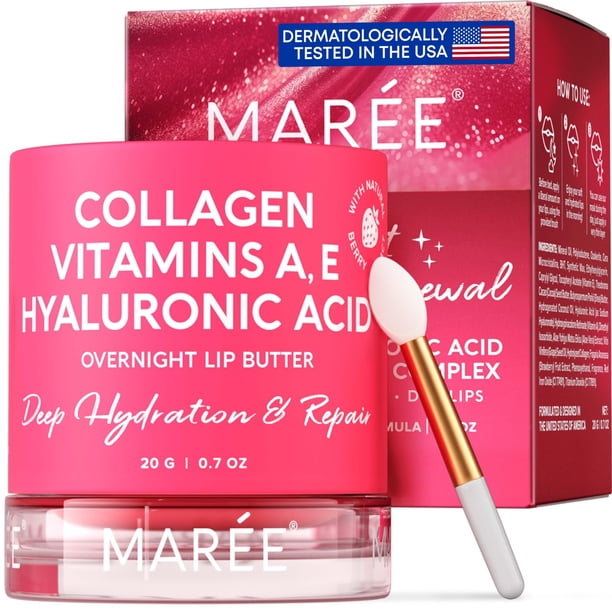 Mascarilla labial MAREE Hidratante labial con ácido hialurónico para labios secos