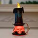 thumbnail image 5 of Vela electrónica LED Calavera Calabaza Luz, Calabaza Pedestal Calabaza Patrón LED Vela Luz con Calavera Calavera Base Lámpara de candelabro sin llama Fokelyi ZJWJ898-2, 5 of 6