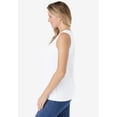 thumbnail image 3 of Woman Within Plus Size Beaded Tank Top, 3 of 6
