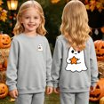 thumbnail image 2 of NIEWTR Girl Halloween Shirt Pumpkin Short Sleeve T Shirts Kids Graphic Clothes Tee Tops Halloween Tshirt Girls 2t 3t 4t 5t(1-2 Years), 2 of 9