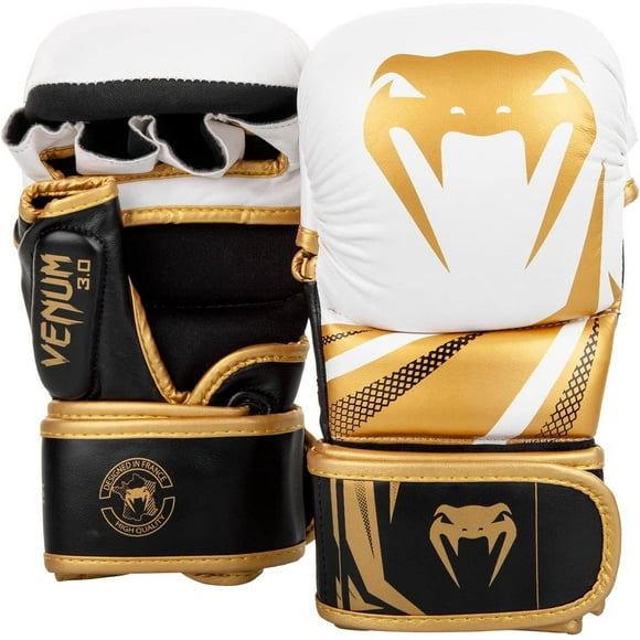 Guantes de Entrenamiento Venum Challenger 3.0 Blanco/Negro/Dorado Talla M