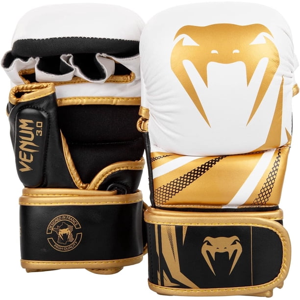 Guantes de Entrenamiento Venum Challenger 3.0 Blanco/Negro/Dorado Talla M