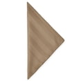 thumbnail image 2 of Ultimate Textile Satin-Stripe 20 x 20-Inch Dinner Napkins (1 Dozen) Toast Dark Brown, 2 of 3