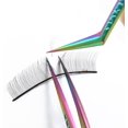thumbnail image 4 of FEITA Diamond Grip Eyelash Extensions Tweezer Lash Precision Tweezers, Japanese Steel Dolphin-shaped Tip, False Lashes Application Tools, Multi-color 1Pc, 4 of 5