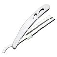 thumbnail image 1 of Support de Rasoir en Acier Inoxydable Brosse Support Outils de Rasage Manuel pour Hommes, 1 of 5