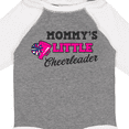 thumbnail image 4 of Inktastic Mommy's Little Cheerleader with Megaphone and Pom Poms Girls Long Sleeve Baby Bodysuit, 4 of 5