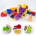 thumbnail image 3 of UNiPLAY Excavator, Building Block Tractor Toy for Motor Development, Sensory Learning, Educational Toy for 3 Years Old and Up (20 Piece-Set), 3 of 5