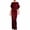 Wine 16, variant on Summer Dresses for Women Satin Maxi Dress, Crew Neck Batwing Half Sleeve Loose Draped Flowy Floor Length Elegant Evening Formal Gown Cocktail Dresses for Women