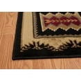 thumbnail image 4 of HomeRoots 366561 22 x 26 in. Black Polypropylene Accent Rug, 4 of 5