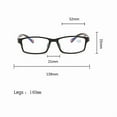 thumbnail image 3 of 0 -1.0 -1.5 -2.0 -2.5 -3.0 -3.5 -4.0 Ultralight Finished Myopia Glasses Men Women Low Vision Eye Protection Nearsighted Glasses, 3 of 5