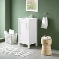 thumbnail image 6 of Ove Decors Kansas 18 W x 16" D Freestanding Bathroom Vanity with Sink, Pure White, 6 of 25