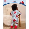 thumbnail image 4 of Romper Disney Marvel Spiderman para bebé de 0 a 3 meses, rojo, 4 of 7