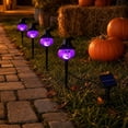 thumbnail image 5 of Qwtwty 5 Pack Solar Halloween Lights Outdoor Decorations, Solar Pathway Stake Lights for Walkways, Gardens, Lawns, Driveways and Landscape Lighting, 5 of 7
