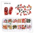 thumbnail image 3 of Nail Christmas Nail Art Flakes, Christmas Nail Stickers Calcomanías coloridas para decoración de manicura Zhivalor CPB-CJZ92-1, 3 of 5