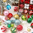 thumbnail image 4 of Bolas de Navidad de 3/6 cm, adornos para árbol de Navidad, bolas colgantes, decoración para fiestas en el hogar, decoración de Navidad de Año Nuevo 2024, 4 of 5