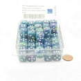 thumbnail image 2 of Waterlily Festive Dice with White Hearts D6 16mm (5/8in) Pack of 50 Wondertrail, 2 of 2