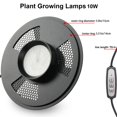 thumbnail image 4 of Terrario de vidrio AREPK de 25 cm de alto con luz LED de cultivo de 10 W, 4 of 6