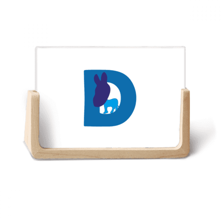 USA Democrats Individual Joseph Donkey Brief Photo Wooden Photo Frame Tabletop Display