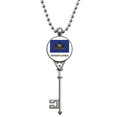 thumbnail image 1 of Pendentif Contour Drapeau Pennsylvanie Collier Vintage Clé en Argent Bijoux, 1 of 3