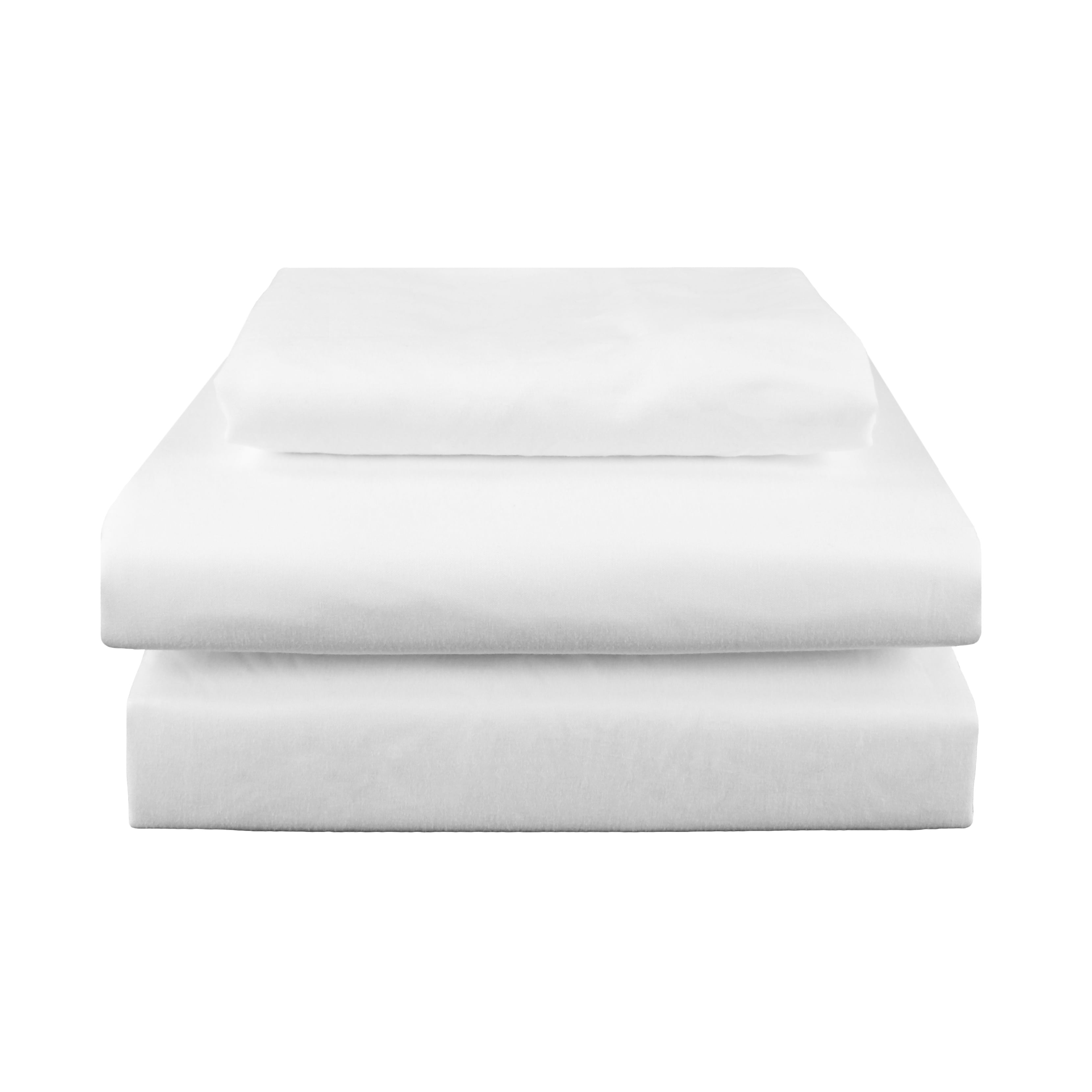 Everything Comfy Soft Brushed Microfiber Sheet Set, King, White