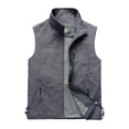 thumbnail image 1 of Chaleco de secado rápido para ocio al aire libre de primavera y verano para hombre, chaleco de fotografía con cuello Simple a la moda para hombre, 1 of 5