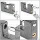 thumbnail image 3 of Heavy Duty Padlock with 4 Keys - Strong Hardened Stainless Steel Integrated Lock - 12mm Thick Ring - Security Lock for Garages, Containers, Sheds, Bea, 3 of 5