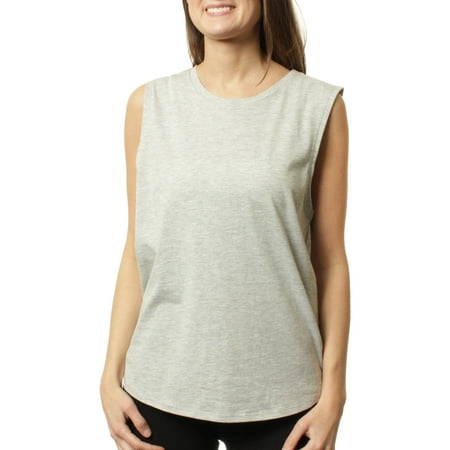 Juniors' Drapey Hi-Low Muscle Tank