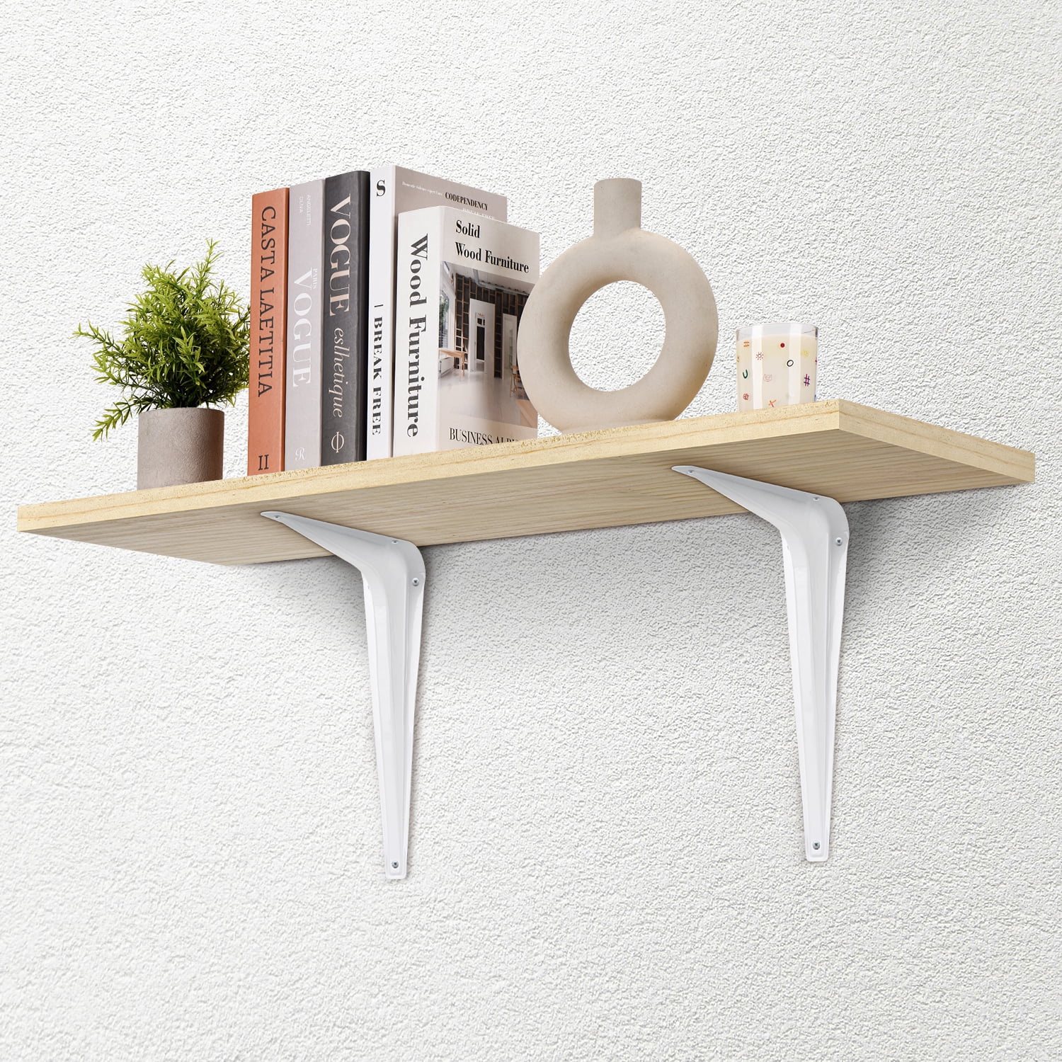 Hyper Tough 8 inch x 10 inch Shelf Bracket White