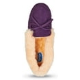thumbnail image 5 of Floopi Womens Indoor/Outdoor Basic Memory Foam Moccasin Slipper W/Faux Fur Collar, 5 of 9