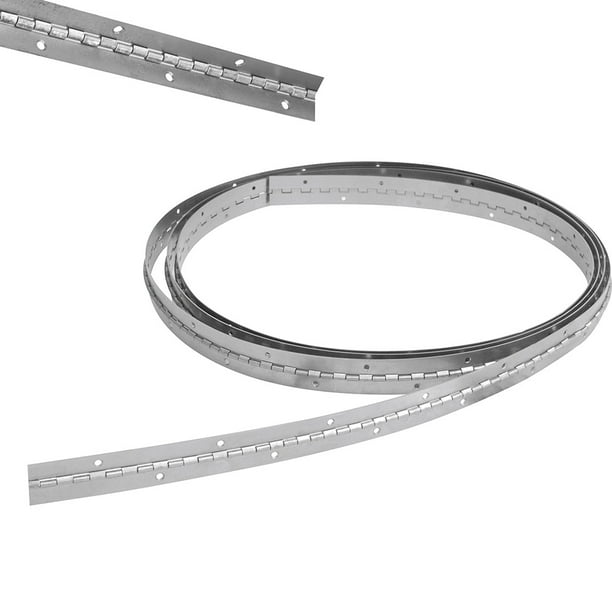 Bisagra de piano de 1" x 3.5 m con orificios Lock Lock LBP13H