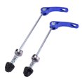 thumbnail image 4 of Ciclismo Par bicicleta bicicleta cubo de rueda brochetas perno de liberación rápida azul, 4 of 8