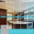 thumbnail image 2 of Luxrite 12 Pack 4 inch Ultra Thin LED Recessed Light J-Box 10.5W 5 Color Options Dimmable 750 Lumens Baffle IC Rated, 2 of 7